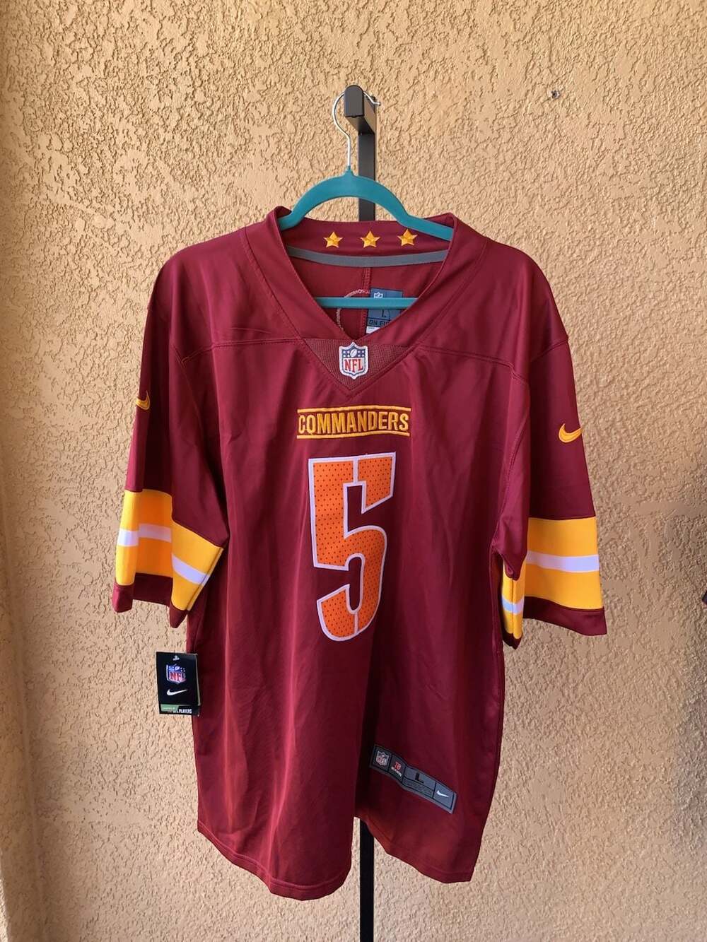 Nike Washington Commanders Jayden Daniels #5 Jersey Size L